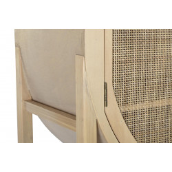 ETAGERE SELMA RONDE 90X40X160 CANNAGE NA