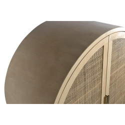 ETAGERE SELMA RONDE 90X40X160 CANNAGE NA
