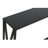 CONSOLE CROSS MÉTAL NOIR 120X20X72 CONSOLE CROSS MÉTAL NOIR 120X20X72