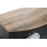 TABLE BASSE FEUX PROJECTEURS NOIR 120X45 TABLE BASSE FEUX PROJECTEURS NOIR 120X45