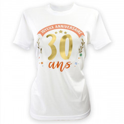 T-SHIRT A DEDICACER FEMME 30 ANS