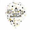 BALLONS CONFETTIS X6 HAPPY PARTY