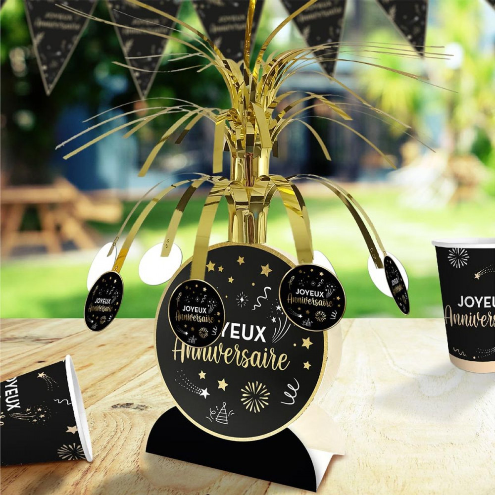 CENTRE DE TABLE ANNIVERSAIRE HAPPY PARTY CENTRE DE TABLE ANNIVERSAIRE HAPPY PARTY