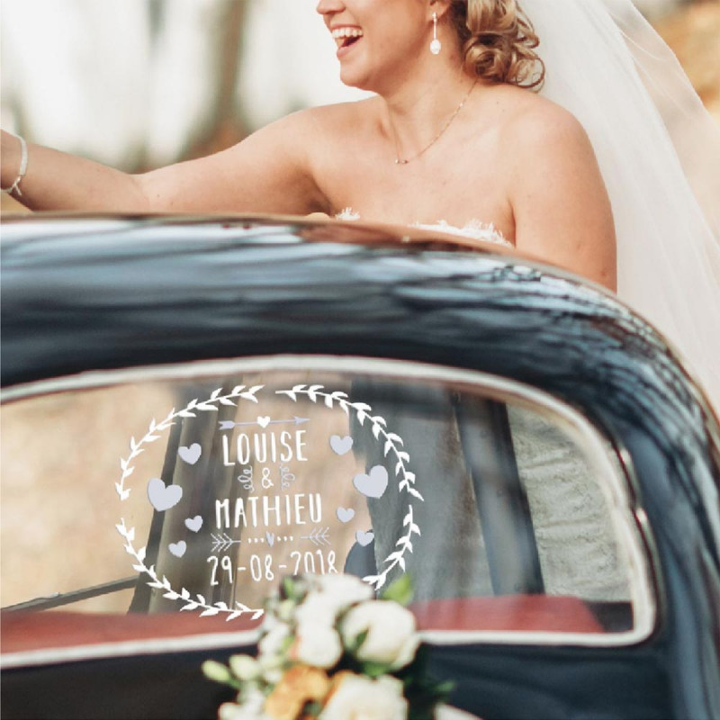 STICKER VOITURE MARIAGE STICKER VOITURE MARIAGE