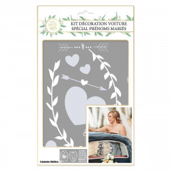 STICKER VOITURE MARIAGE