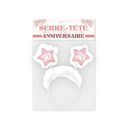 SERRE TETE 30AINE ETOILE DOREE