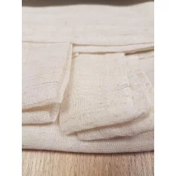 PAIRE DE VOILAGE NORINE EFFET LIN POLYESTER 60x90cm