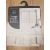 PAIRE DE VOILAGE NORINE EFFET LIN POLYESTER 60x90cm