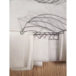 PAIRE DE VOILAGE EDENIA GRIS 60x120cm