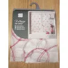 PAIRE DE VOILAGE HOOPS ROUGE 60x160cm