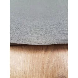 PAIRE DE VOILE SANDRA GRIS SABLÉ DROITE PASSE TRINGLE 60x160cm