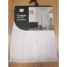 PAIRE DE VOILE DROITE BLANC FILIANE 70X200cm