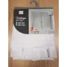 PAIRE DE VOILE BLANC FILIANE 60X160cm PAIRE DE VOILE BLANC FILIANE 60X160cm