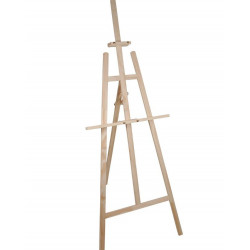 CHEVALET EN BOIS GRAND MODELE 57XH170CM