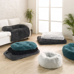 COUSSIN FLUFFY EMERAUDE 107X65XH5CM FLOC
