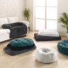 COUSSIN FLUFFY EMERAUDE 107X65XH5CM FLOC