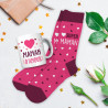 COFFRET MUG CHAUSSETTES "SUPER MAMAN"