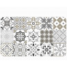 TAPIS SALOU NATUREL 45x75CM MOUSSE IMPRI