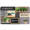 TAPIS GREEN BISTROT 45x75CM MOUSSE IMPRI