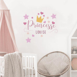 STICKERS PRENOMS PRINCESSE