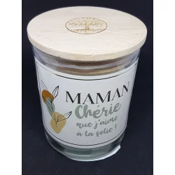BOUGIE VERRE "MAMAN CHÉRIE"