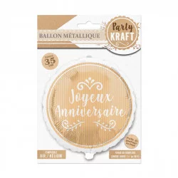BALLON MÉTALLIQUE PARTY KRAFT