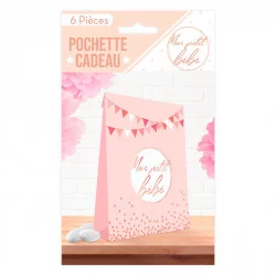 POCHETTES CADEAU FILLE x6