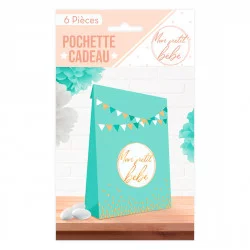 POCHETTES CADEAU GARÇON x6