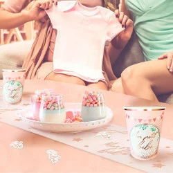 CHEMIN DE TABLE BABY SHOWER FILLE