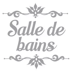 STICKER PORTE SALLE DE BAINS