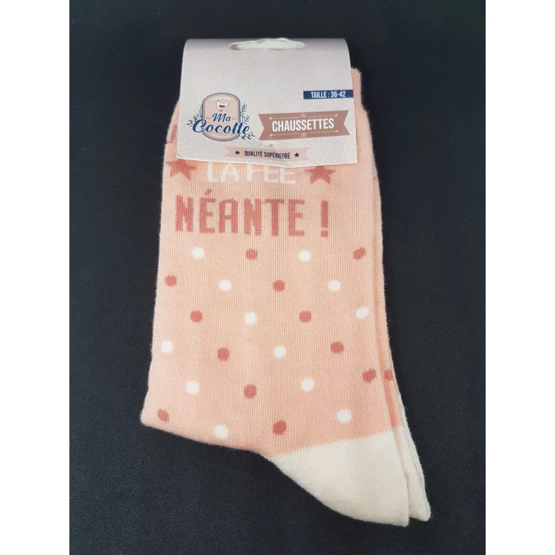 CHAUSSETTES "JE SUIS UNE FÉE, UNE FÉE NÉANTE"