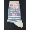 CHAUSSETTES COCOTTE "JE NE FAIS RIEN MAIS JE LE FAIT BIEN" CHAUSSETTES COCOTTE "JE NE FAIS RIEN MAIS JE LE FAIT BIEN"