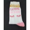 CHAUSSETTES FLEMME EN ROSE