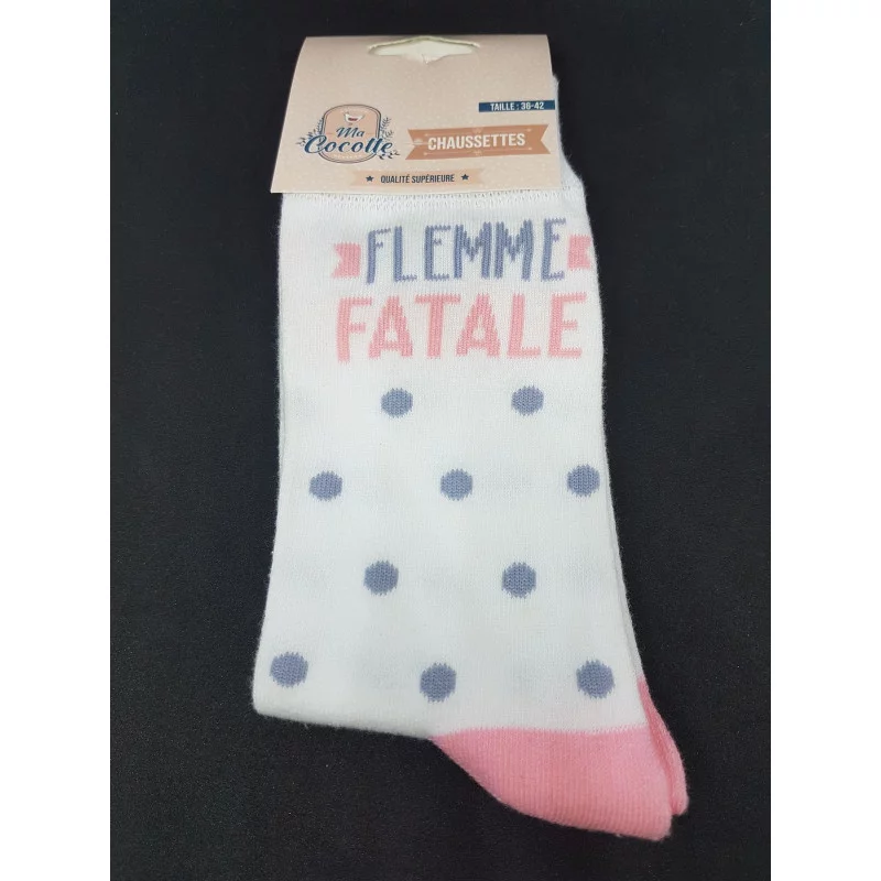 CHAUSSETTES COCOTTE FLEMME FATALE