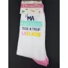 CHAUSSETTES "MA MAITRESSE ELLE A TROP LA CLASSE"
