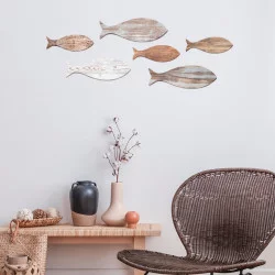 STICKER PM POISSONS BOIS