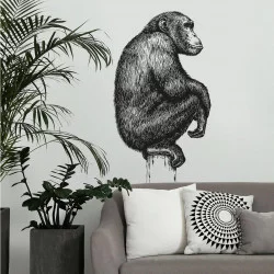 STICKER GM CHIMPANZÉ