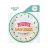 ASSIETTES ANNIVERSAIRE MIXTE X6 ASSIETTES ANNIVERSAIRE MIXTE X6