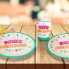 ASSIETTES ANNIVERSAIRE MIXTE X6