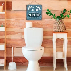 PLAQUE MÉTAL PETIT COIN DE PARADIS