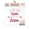 T-SHIRT "JE NE FAIS RIEN MAIS JE LE FAIS BIEN" TAILLE M T-SHIRT "JE NE FAIS RIEN MAIS JE LE FAIS BIEN" TAILLE M