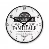 HORLOGE RONDE BRASSERIE FAMILIALE