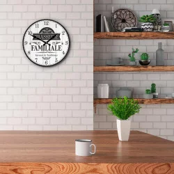 HORLOGE RONDE BRASSERIE FAMILIALE