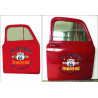 DECO. METAL PORTE MIROIR "ROUTE66"