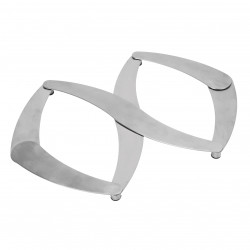 DESSOUS PLAT INOX EXTENSIBLE