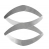 DESSOUS PLAT INOX EXTENSIBLE