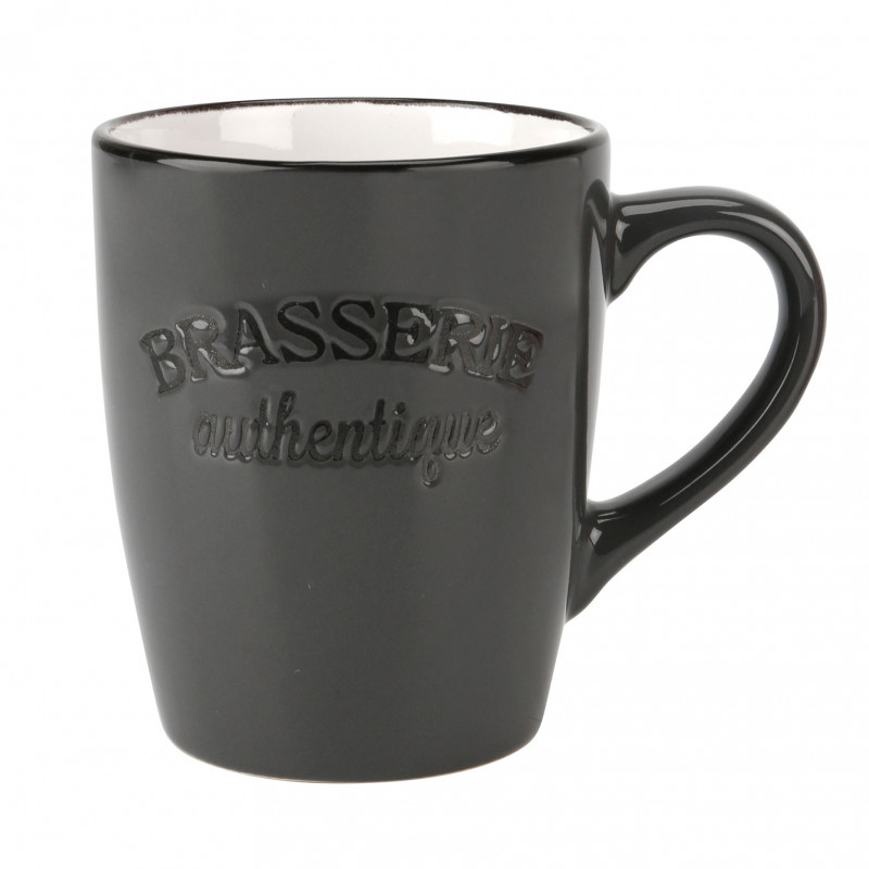 MUG GRES 36CL BISTRO GRIS