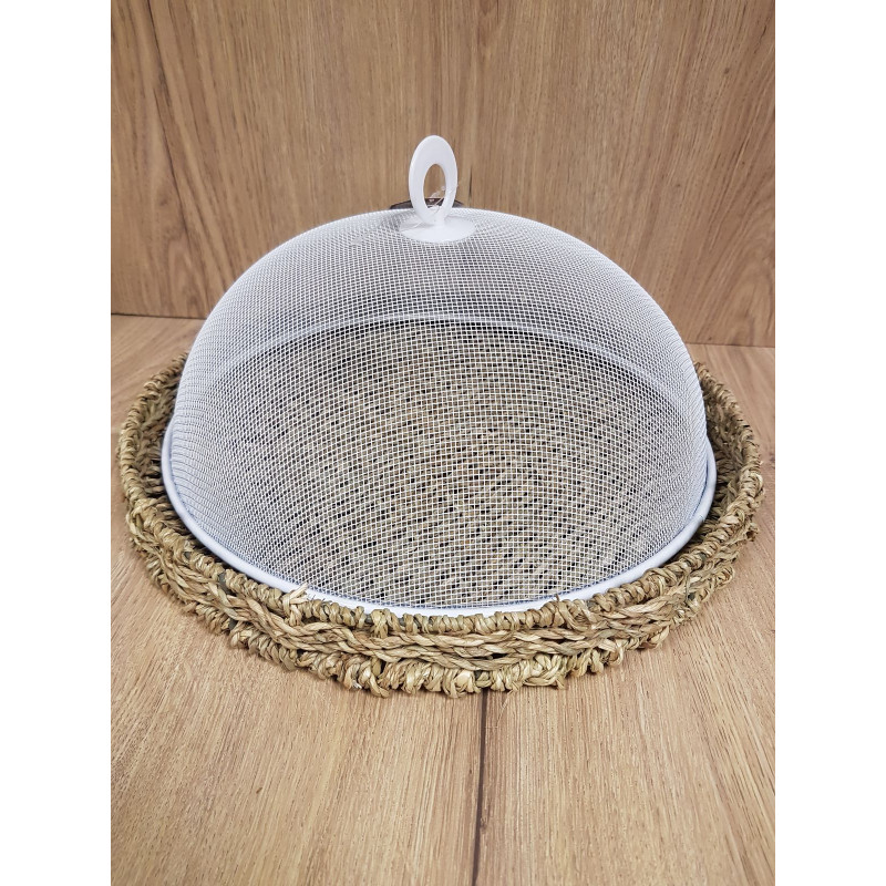 CLOCHE ALIMENT. GM JONC/MER 32X32X22CCCC