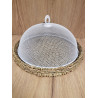 CLOCHE ALIMENT. GM JONC/MER 32X32X22CCCC