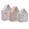 Boîte Gigogne Maison Fille - lot de 3 -Carton